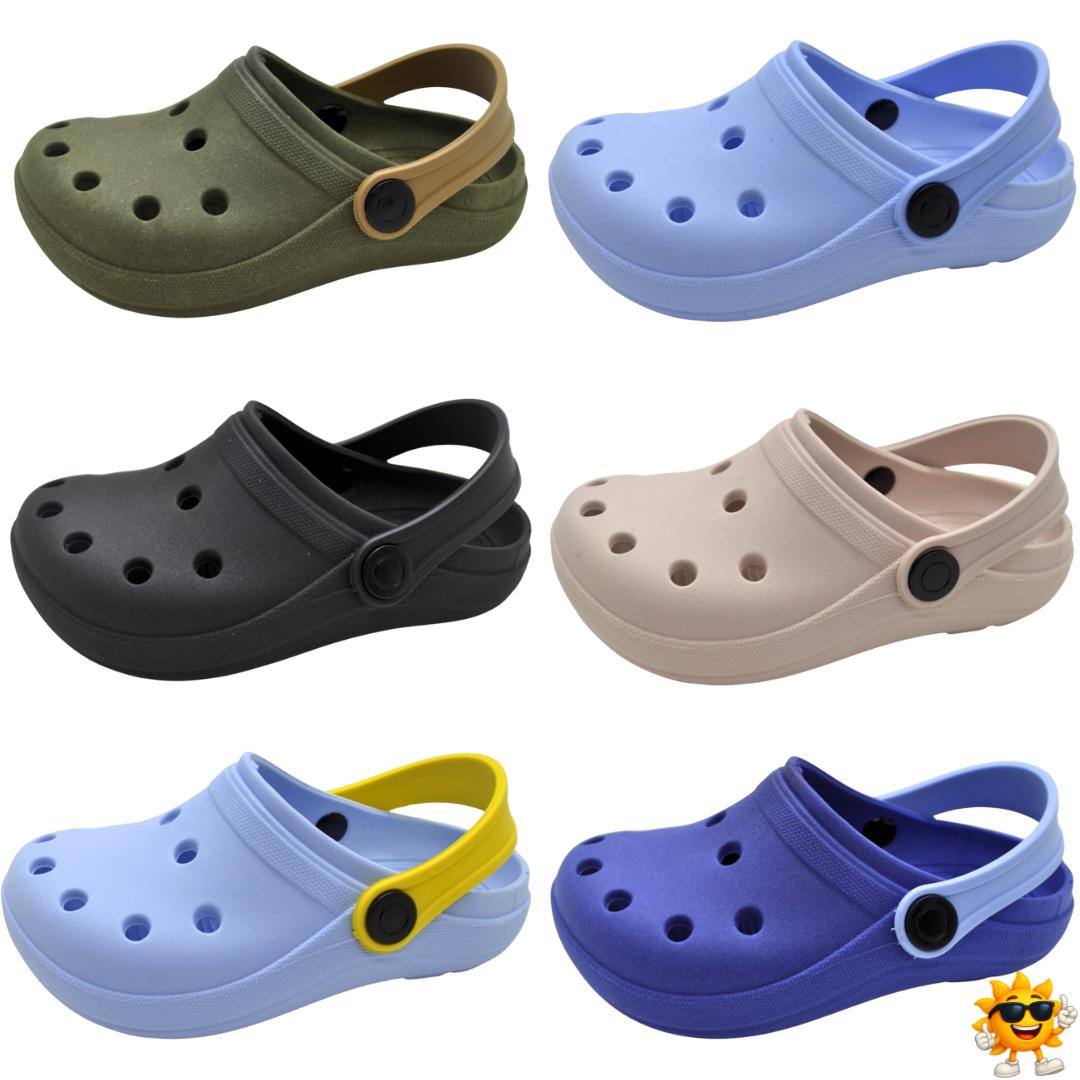 Babuche Infantil Unissex com Correia - Leve, Anatômico e Antiderrapante para o Dia a Dia