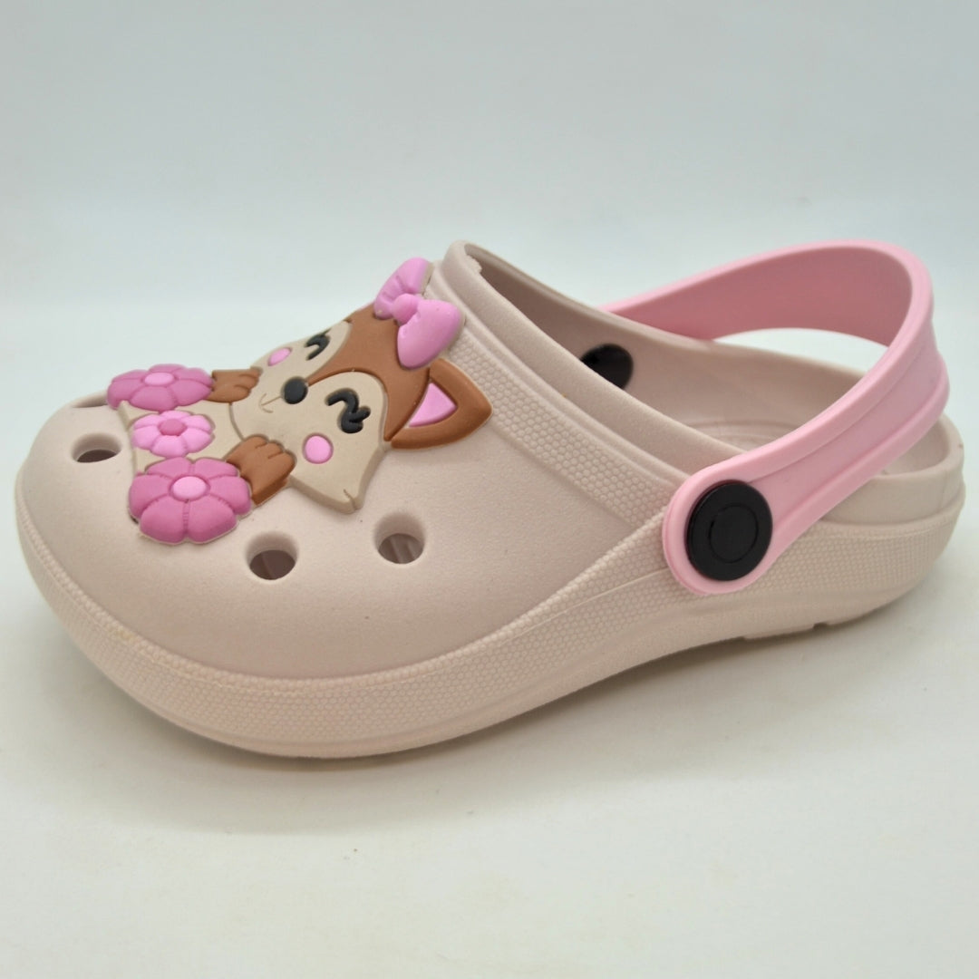 Babuche Infantil Menina 2 em 1 Personagens – Leve, Confortável e Divertido | Antiderrapante e Fofo