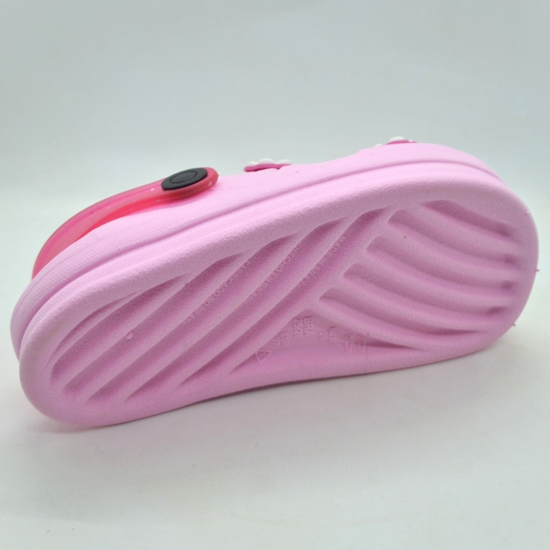 Papete Infantil Menina Calçado 2 em 1 com Flores e Correia - Leve, Macia, e Confortável