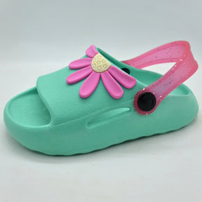 Chinelo Nuvem Menina Calçado Infantil 2 em 1 com Personagens Animados e Correia - Leve, Confortável