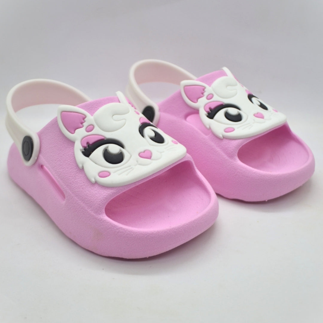 Chinelo Nuvem Menina Calçado Infantil 2 em 1 com Personagens Animados e Correia - Leve, Confortável