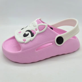 Chinelo Nuvem Menina Calçado Infantil 2 em 1 com Personagens Animados e Correia - Leve, Confortável