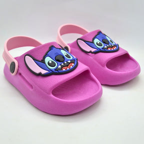 Chinelo Nuvem Menina Calçado Infantil 2 em 1 com Personagens Animados e Correia - Leve, Confortável