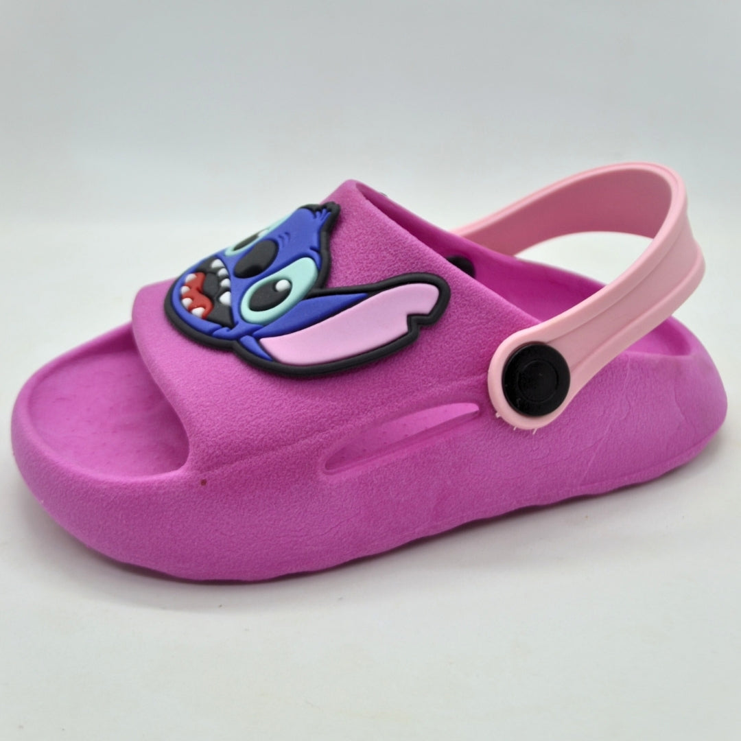 Chinelo Nuvem Menina Calçado Infantil 2 em 1 com Personagens Animados e Correia - Leve, Confortável