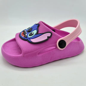 Chinelo Nuvem Menina Calçado Infantil 2 em 1 com Personagens Animados e Correia - Leve, Confortável