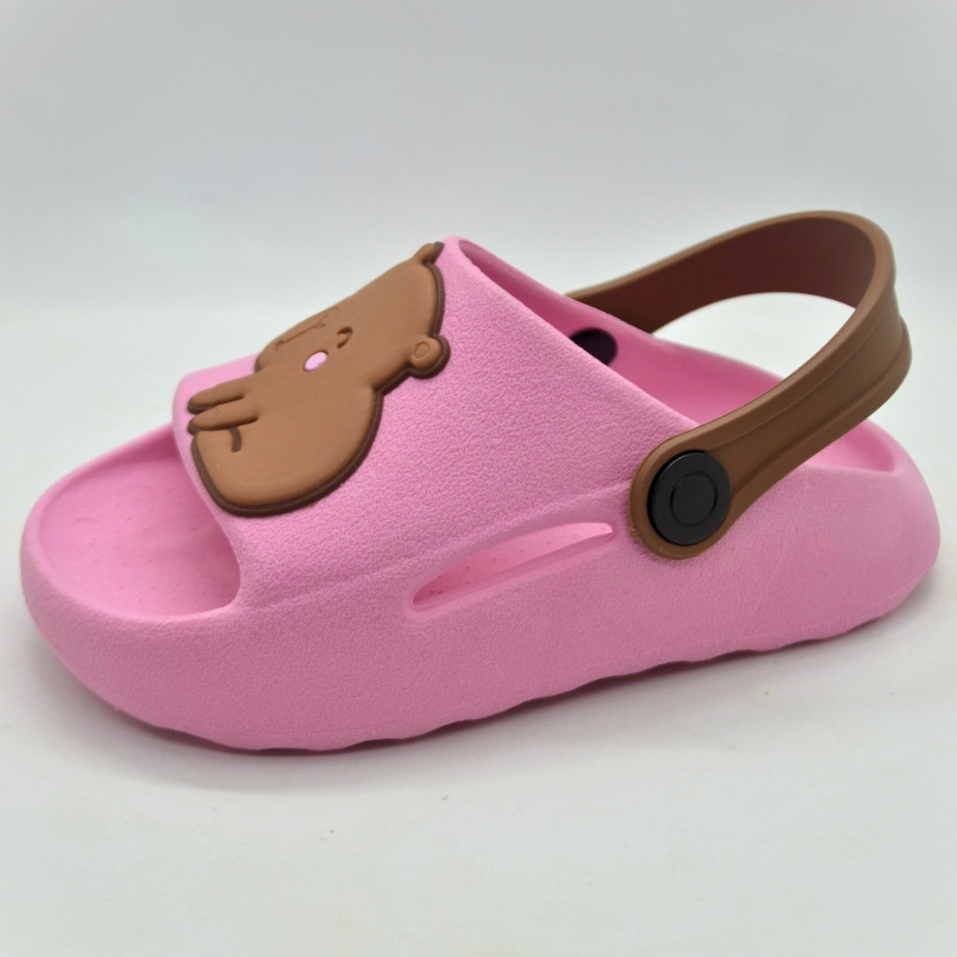 Chinelo Nuvem Menina Calçado Infantil 2 em 1 com Personagens Animados e Correia - Leve, Confortável