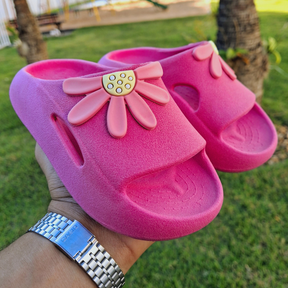 Chinelo Nuvem Menina Slide Calçado Rosa Bebe - Macio e Leve para o Dia a Dia