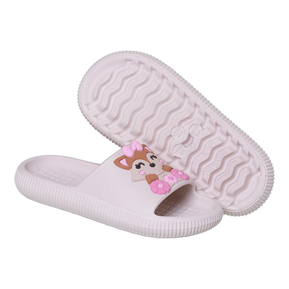 Chinelo Slide Infantil com Personagens Animados – Leve, Confortável e Divertido