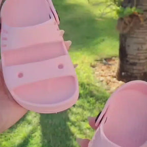 Papete Infantil Menina Calçado 2 em 1 com Correia - Leve, Macia, e Confortável para o Dia a Dia