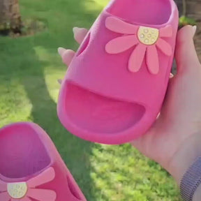 Chinelo Nuvem Menina Slide Calçado Rosa Bebe - Macio e Leve para o Dia a Dia