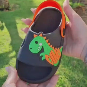 Chinelo Nuvem Infantil Menino 2 em 1 com Correia e Personagens – Leve, Macio e Divertido